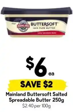 Drakes Mainland Buttersoft Salted Spreadable Butter offer