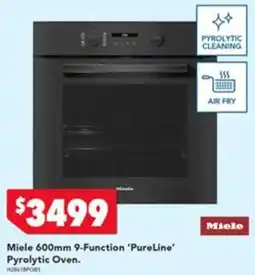 Harvey Norman Miele 600mm 9-Function 'PureLine' Pyrolytic Oven offer