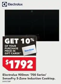 Harvey Norman Electrolux 900mm '700 Series' SenseFry 5-Zone Induction Cooktop offer