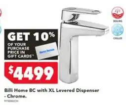 Harvey Norman Billi Home BC with XL Levered Dispenser - Chrome offer