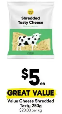 Drakes Value Shredded Tasty Cheese offer