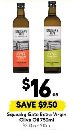 Drakes Squeaky Gate Extra Virgin Olive Oil offer