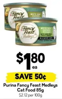 Drakes Purina Fancy Feast Medleys Cat Food offer