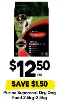 Drakes Purina Supercoat Dry Dog Food offer