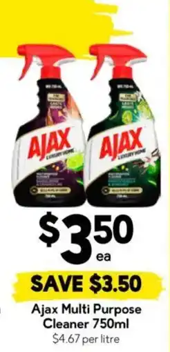 Drakes Ajax Multi Purpose Cleaner offer