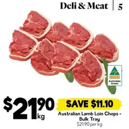 Drakes Australian Lamb Loin Chops offer