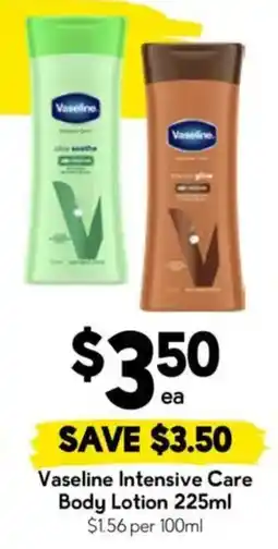 Drakes Vaseline Intensive Care Body Lotion offer