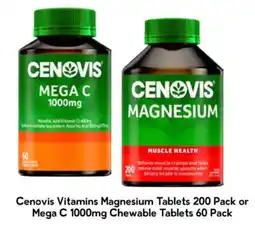 Drakes Cenovis Vitamins Magnesium Tablets offer