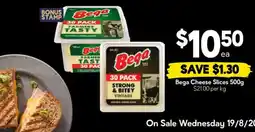 Drakes Bega Cheese Slices offer