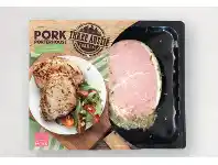 ALDI Three Aussie Farmers Pork Porterhouse with Garlic & Chives 400g offer