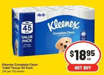 Kleenex Complete Clean Toilet Tissue