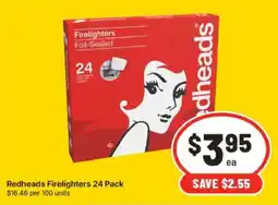 IGA Redheads Firelighters offer