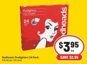 Redheads Firelighters