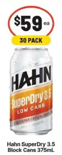 IGA Hahn SuperDry 3.5 Block Cans offer