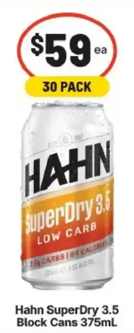 IGA Hahn SuperDry 3.5 Block Cans offer