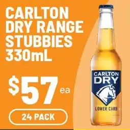 IGA Carlton Dry Range Stubbies offer
