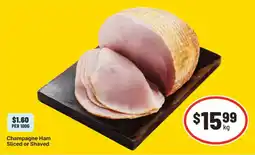IGA Champagne Ham offer