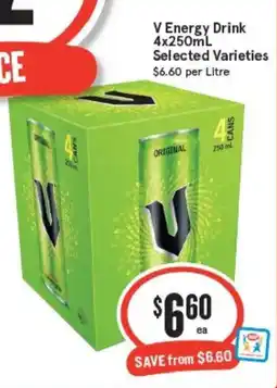 IGA V Energy Drink offer
