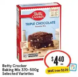 IGA Betty Crocker Baking Mix Selected Varieties offer