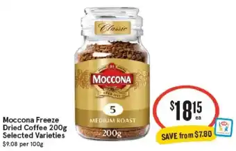 Moccona Freeze Dried Coffee Selected Varieties