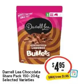 IGA Darrell Lea Chocolate Share Pack Selected Varieties offer