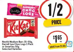 IGA Nestlé Medium Bars offer
