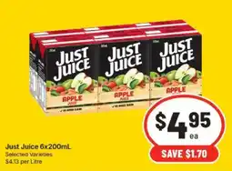 IGA Just Juice Apple offer