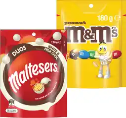 Coles M&Ms, Maltesers or Pods 120g-180g offer