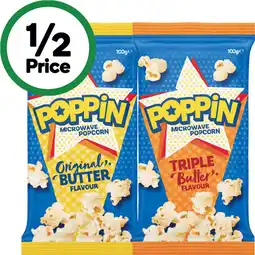Woolworths Poppin Microwave Popcorn offer