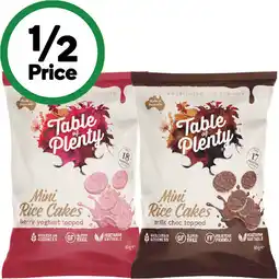 Woolworths Table of Plenty Mini Rice Cakes – From the Health Food Aisle offer