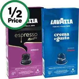Woolworths Lavazza Coffee Capsules offer