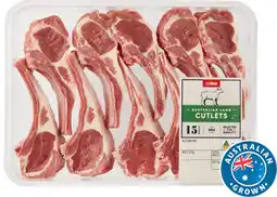 Coles Coles Australian Lamb Cutlets offer