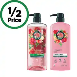 Woolworths Herbal Essences Shampoo or Conditioner 600ml offer