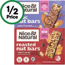 Woolworths Nice & Natural Nut Bars offer