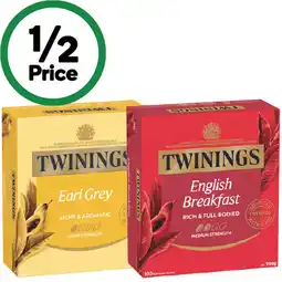 Woolworths Twinings Tea Bags-100 offer