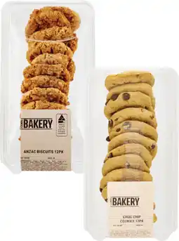 Coles Coles Bakery Cookies or Biscuits 12 Pack offer