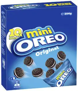 Coles Oreo Mini Creme Cookies 204g offer