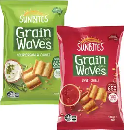 Coles Sunbites Grain Waves offer