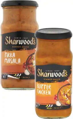 Coles Sharwood's Simmer Sauce offer