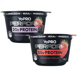 Woolworths YoPRO Perform High Protein Yoghurt Pot – From the Fridge offer