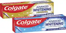 Coles Colgate Advanced Tartar Control or Whitening Toothpaste 115g offer