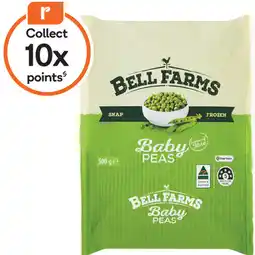 Woolworths Bell Farms Baby Peas – From the Freezer offer