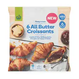 Woolworths Woolworths All Butter Croissants – From the Freezer offer