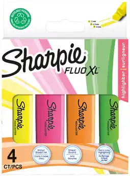 Coles Sharpie Fluo XL Assorted Highlighters offer