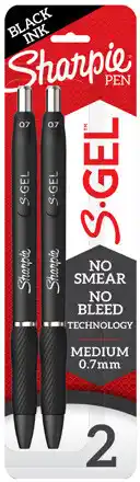 Coles Sharpie S.Gel Black Pens offer