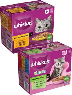 Coles Whiskas Favourites Cat Food offer