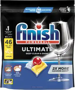 Coles Finish Ultimate Dishwashing Tablets offer