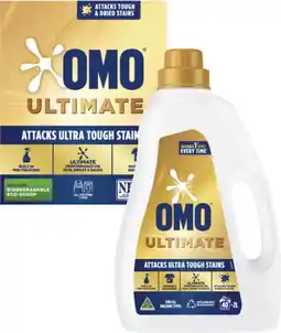 Coles Omo Ultimate Laundry Liquid 2 Litre or Powder 2kg offer