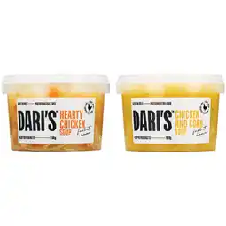 Woolworths Dari’s Soup Varieties – Excludes Dari’s Flavours of the World Soup – From the Fridge offer