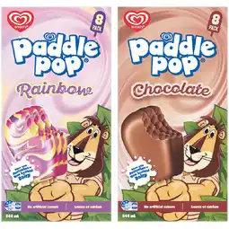 Woolworths Streets Paddle Pops offer